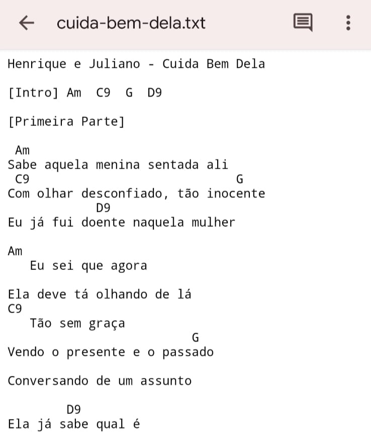 Cifra : Tarde demais - Zezé de de Camargo e Luciano. (C, Dm, G, F